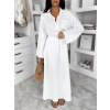Bílý mušelínový košilový komplet BELIANE se sukní
