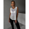 Bílé fitness sportovní tílko ZALINA