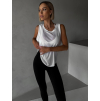 Bílé fitness sportovní tílko ZALINA