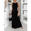 Černé elegantní dlouhé šaty LORAVIA