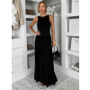 Černé elegantní dlouhé šaty LORAVIA
