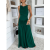 Zelené elegantní dlouhé šaty LORAVIA