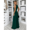 Zelené elegantní dlouhé šaty LORAVIA