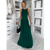 Zelené elegantní dlouhé šaty LORAVIA