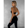 Černá sportovní jóga podprsenka KAZELA