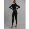 Černé sportovní push up legíny ABELO