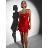 Červené sexy mini krátké šaty MERALYN