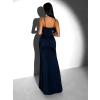 Tmavě modré dlouhé společenské šaty LIMONA