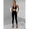 Černá sportovní jóga podprsenka CHOPEK