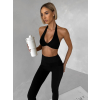 Černá sportovní jóga podprsenka CHOPEK