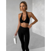 Černá sportovní jóga podprsenka CHOPEK