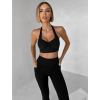 Černá sportovní jóga podprsenka PRELOMA