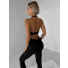 Černá sportovní jóga podprsenka PRELOMA
