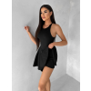 Černé tenisové krátké šaty ROUTALA