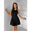 Černé tenisové krátké šaty ROUTALA