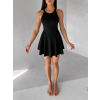 Černé tenisové krátké šaty ROUTALA