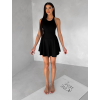 Černé tenisové krátké šaty ROUTALA