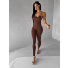 Hnědý push up sportovní overal ELANTRA
