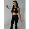 Černý sportovní fitness top FILOREN