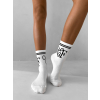 Bílé vysoké ponožky ERIKA FASHION Line