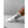 Bílé vysoké ponožky ERIKA FASHION Line