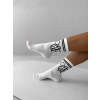 Bílé vysoké ponožky ERIKA FASHION Line