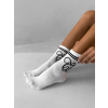 Bílé vysoké ponožky ERIKA FASHION Line