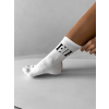 Bílé vysoké ponožky ERIKA FASHION Bolt