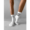 Bílé vysoké ponožky ERIKA FASHION Classic