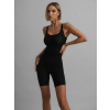 Černý zeštíhlující stahovací overal FELINA