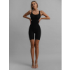 Černý zeštíhlující stahovací overal FELINA