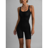 Černý zeštíhlující stahovací overal FELINA
