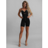 Černý zeštíhlující stahovací korzet overal OLWENA