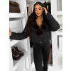 Černá zimní bunda ZOLARI s kožíškem