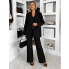 Černý 3 dílný kalhotový kostým HOULET