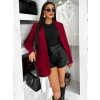 Bordó elegantní basic sako SIRONA