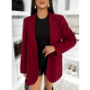 Bordó elegantní basic sako SIRONA