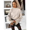 Béžový elegantní svetr XYLOREA