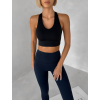 Černá sportovní podprsenka top DALURE