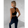Černá sportovní podprsenka top DALURE