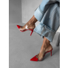 Červené elegantní lodičky na podpatku FYNORY