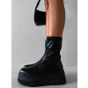 Černé kotníkové boty WINTERO na platformě