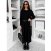Černé maxi dlouhé oversize šaty RAVONI