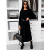 Černé maxi dlouhé oversize šaty RAVONI