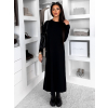 Černé maxi dlouhé oversize šaty RAVONI