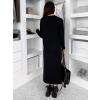 Černé maxi dlouhé oversize šaty RAVONI