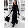 Černé maxi dlouhé oversize šaty RAVONI