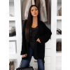Černý svetrový oversize cardigan RATALA
