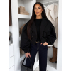 Černá krátká balónová bunda RIVOYA