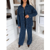 Modrý džínový stylový komplet STIVANA